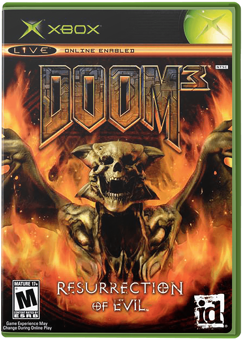 Doom 3 box art for Xbox